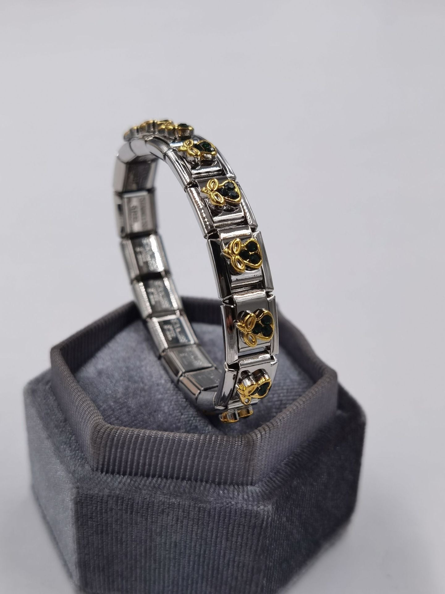 Wholesale Italian Charm Bracelet DIY Module Splicing Stainless Steel Bracelet Accessories Charms